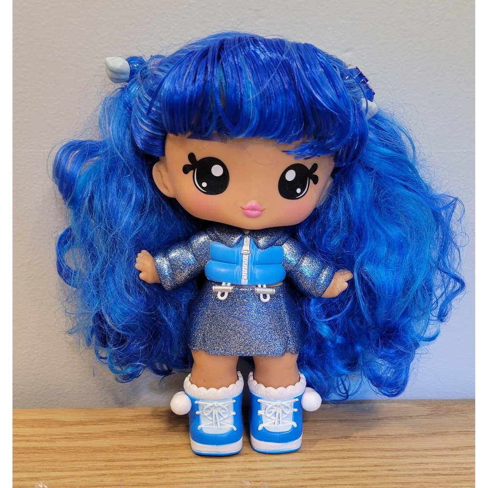 Yummiland Rory Blueberry Scented Large 10" Doll Blue Hair Glitter Outfit MGA